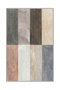 Conceptum Alfombra Multicolor con Impresión 3D de 120 x 180 cm